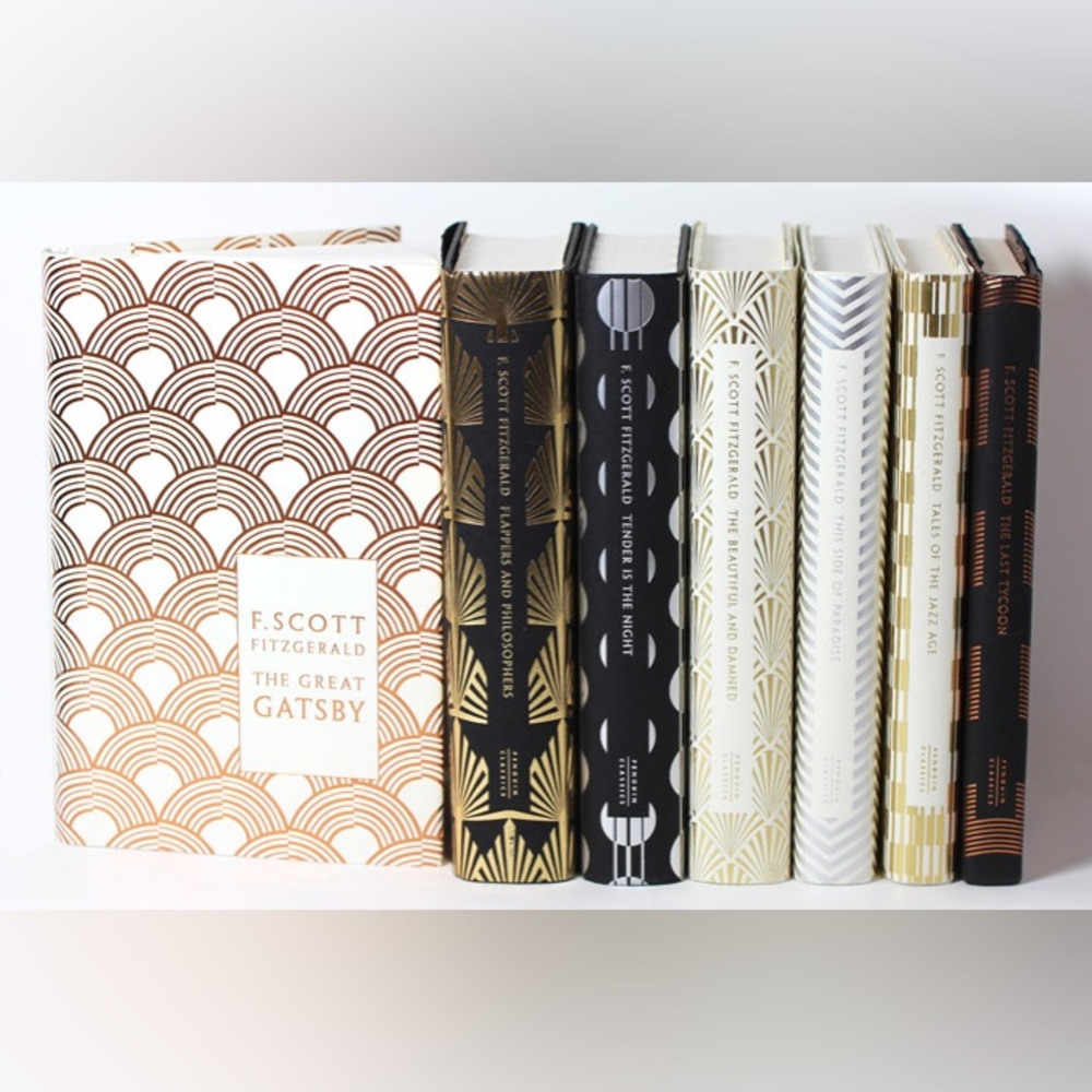 Set of 7 F Scott Fitzgerald Penguin classics books